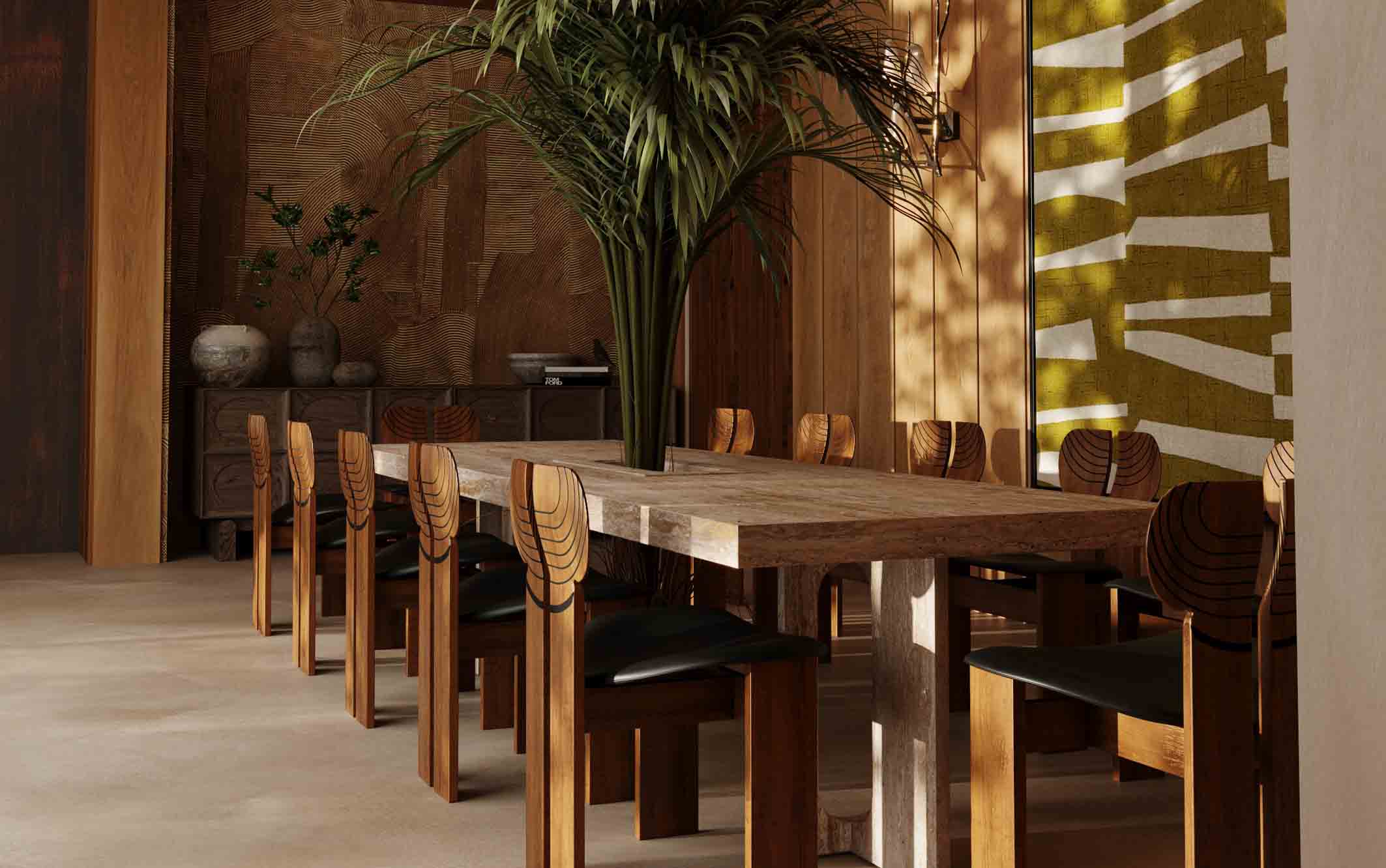 Salle à manger d'hôtel
