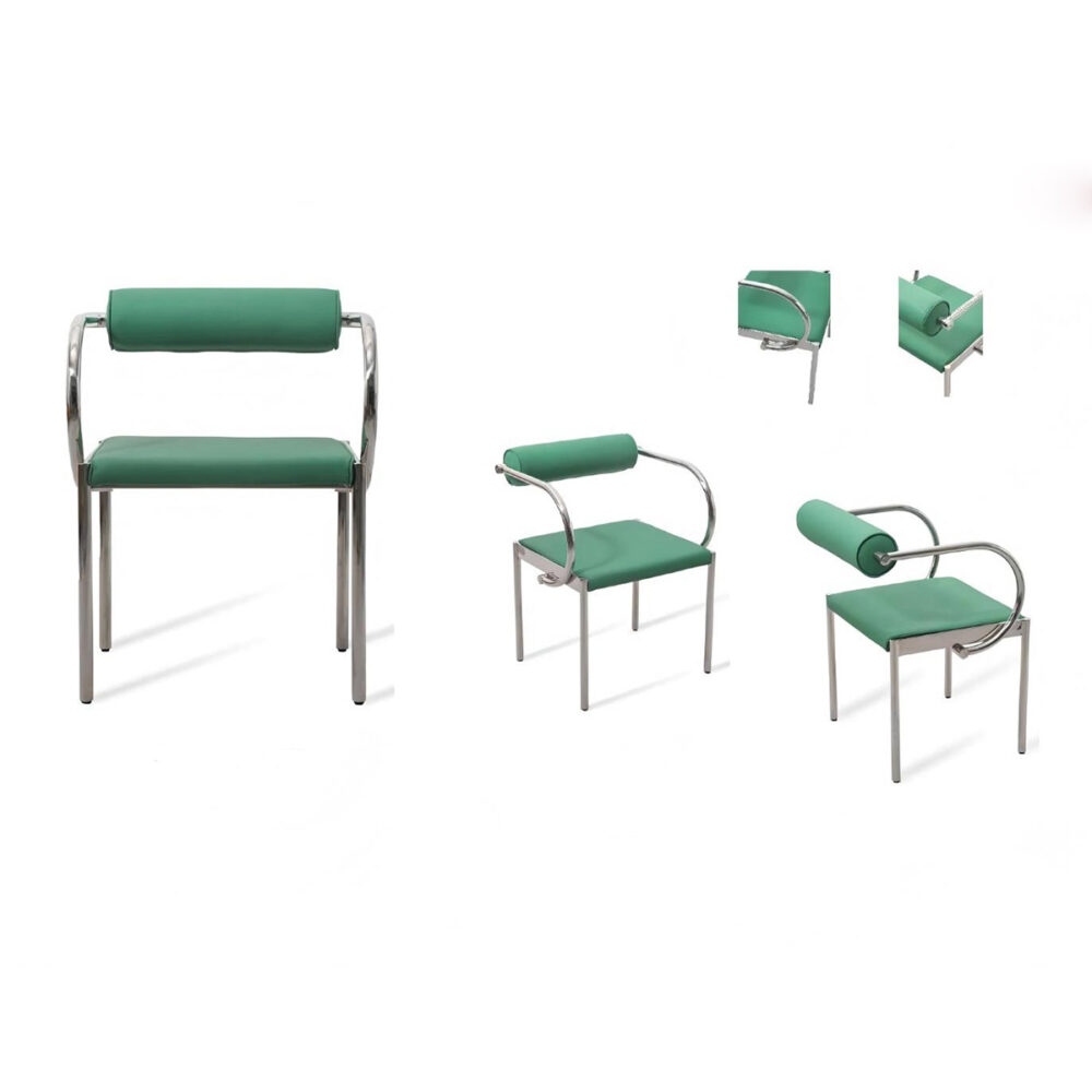Italian PU leather dining and lounge chair