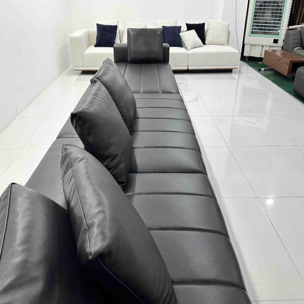 Luxurious Italian sofa blending modern design with ultimate relaxation