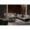 Designer living room furniture featuring emerald green marble table