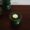 Elegant ceramic Christmas centerpiece with candle