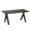 Soild Wood Dining Table mirrored leg design