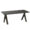 The mirrored symmetry of the legs enhances the table’s visual rhythm and balance.