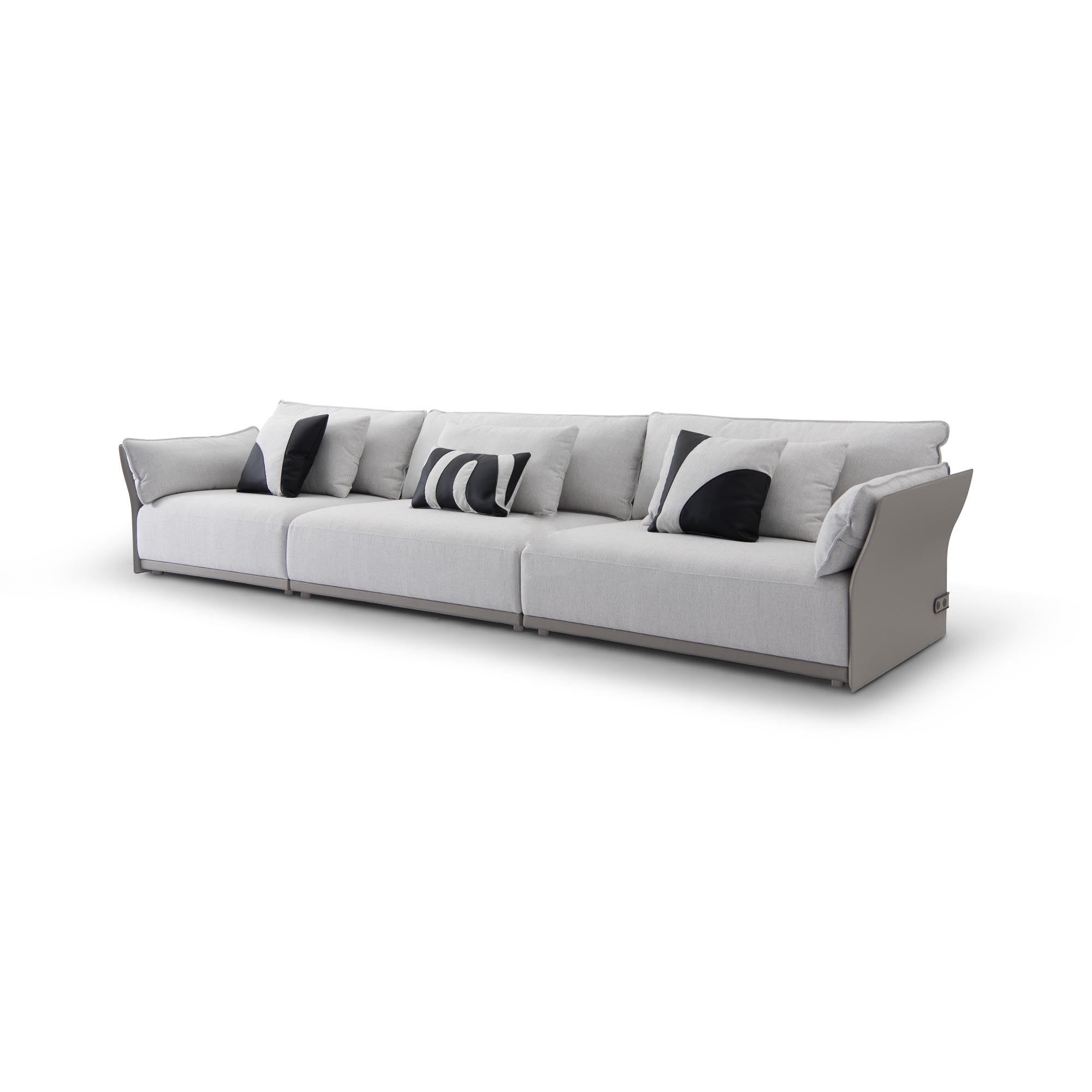 three-seat ：Customizable sectional sofa with OEMODM options available