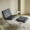 Barcelona Chair and Ottoman in upscale home living room – elegant Italian design blending comfort and style