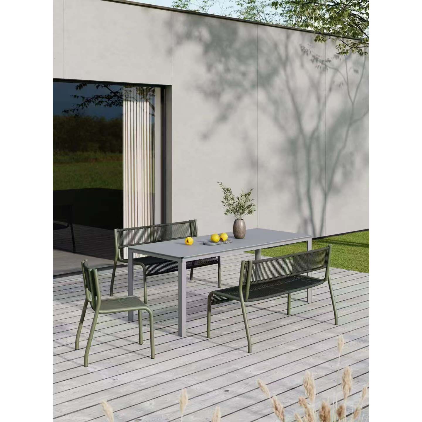 Patio dining chair for villa backyard seating area